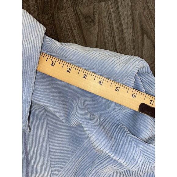 Alfred Dunner women’s zip up corduroy jacket Light Blue size 14 - Picture 11 of 12